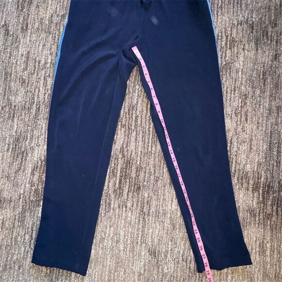 Tommy Hilfiger Women's Side Stripe Drawstring Blue V-Neck Jumpsuit Size 8 - Picture 15 of 16